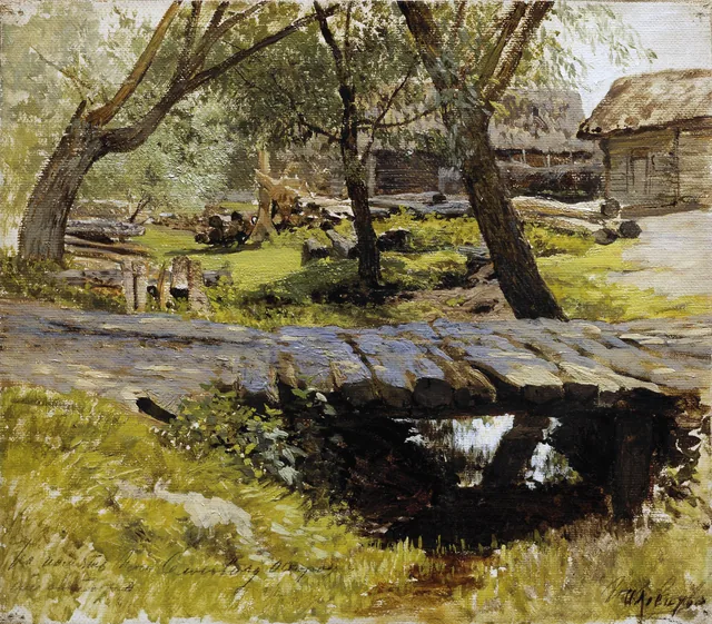 The Bridge. Savvinskaya Sloboda, Isaac Levitan