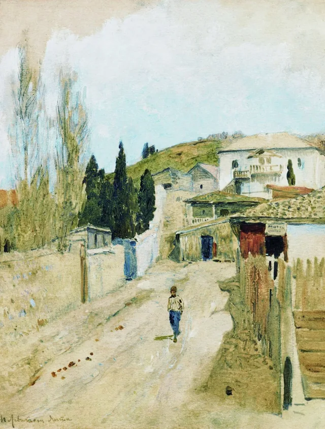 A Street in Yalta, Isaac Levitan