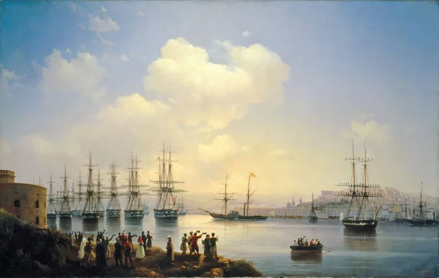 L'escadre russe en rade de Sébastopol, Ivan Aïvazovski