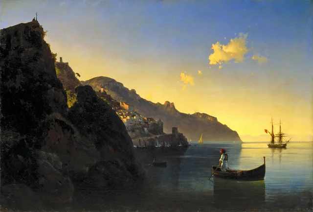 La costa de Amalfi, Ivan Aïvazovski