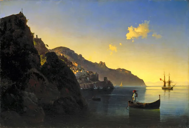 La côte d'Amalfi, Ivan Aïvazovski