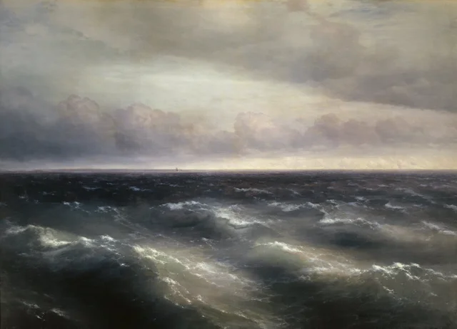 El mar Negro (Una tempestad empieza a levantarse sobre el mar Negro)