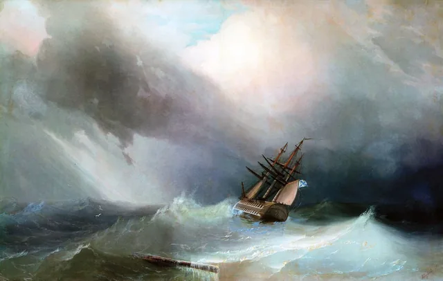 La Tempête, Ivan Aïvazovski