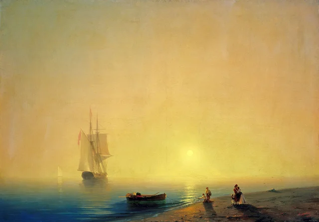 La orilla del mar, Ivan Aïvazovski