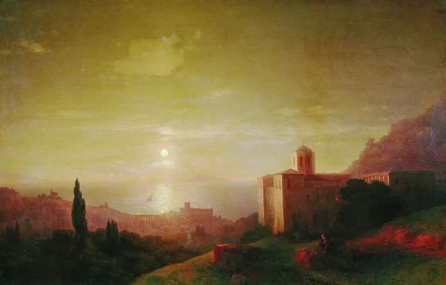 Noche de luna a orillas del mar, Ivan Aïvazovski