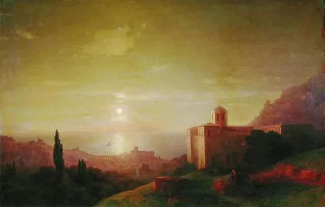 Nuit de lune au bord de la mer, Ivan Aïvazovski