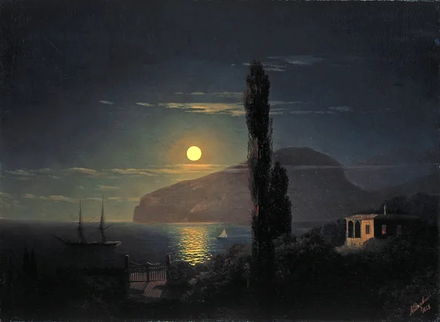 Nuit de lune en Crimée, Ivan Aïvazovski