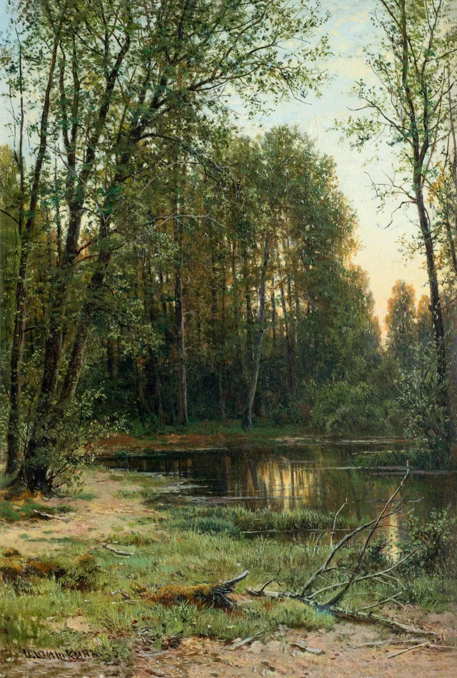 River Backwater in the Forest, Ivan Chichkine