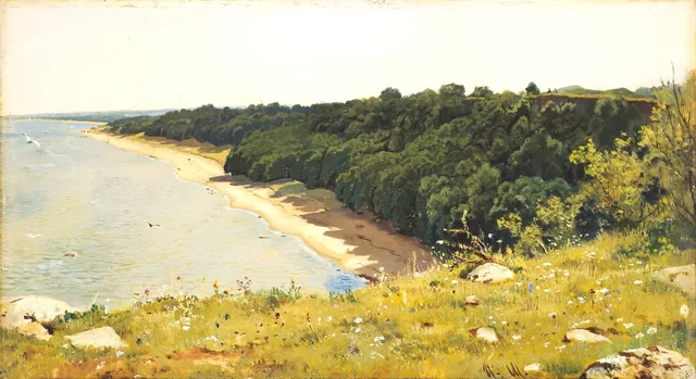 By the Seashore. Study, Ivan Chichkine