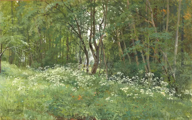 Flowers at the Edge of the Forest, Ivan Chichkine