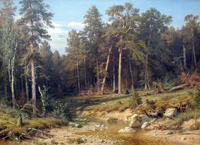 Pinar. Bosque de mástiles en la gobernación de Viatka, Ivan Chichkine