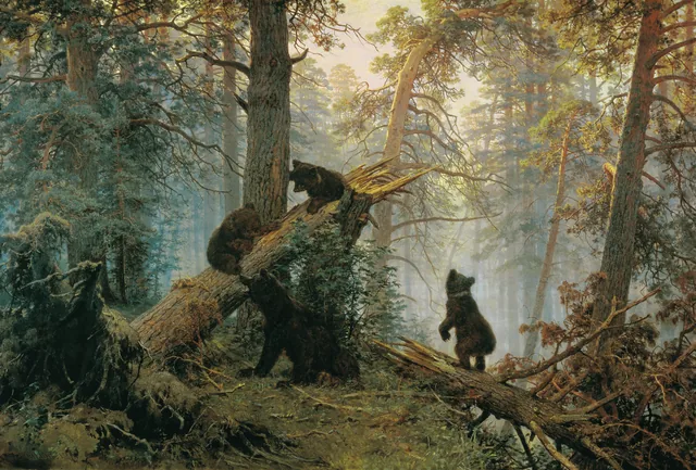 Morning in a Pine Forest, Ivan Chichkine