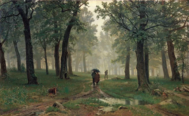 Rain in an Oak Forest, Ivan Chichkine