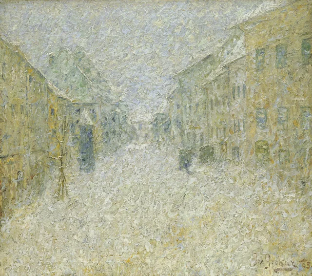 Škofja Loka in the Snow, Ivan Grohar