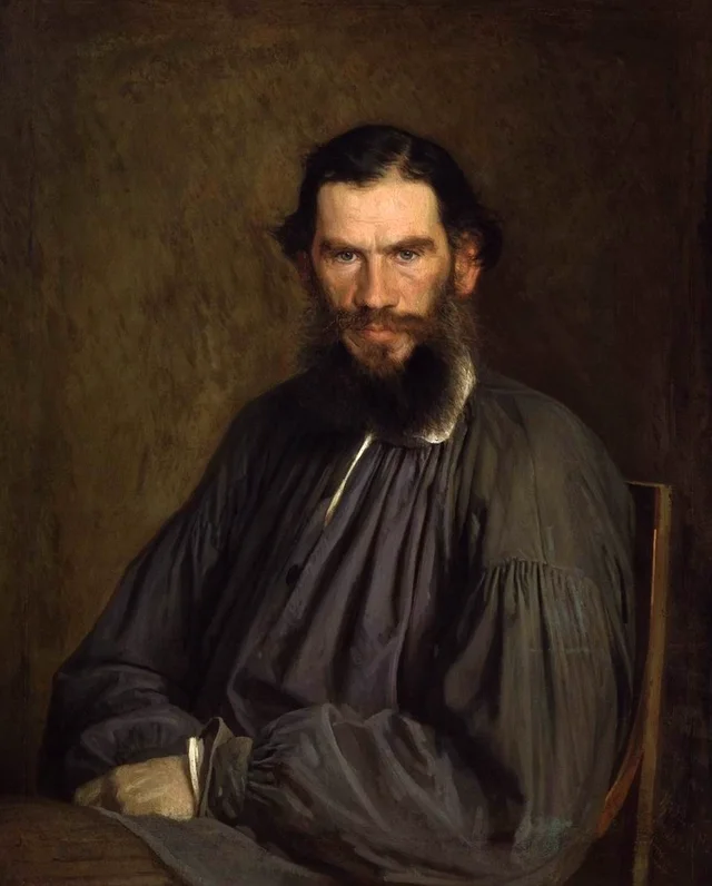 Portrait of Leo Tolstoy, Ivan Kramskoï