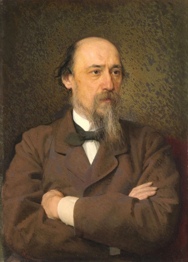 Portrait of the Poet Nikolay Nekrasov, Ivan Kramskoï