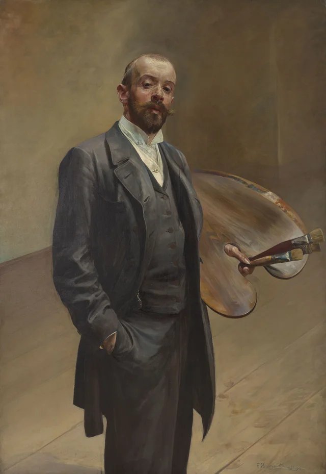 Self-Portrait with a Palette