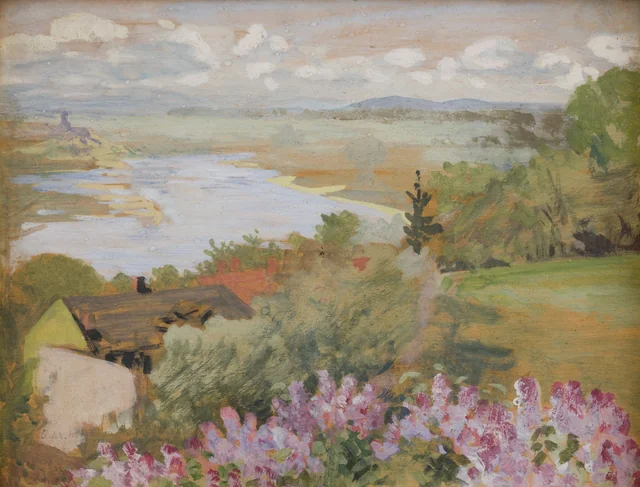 O vale do Vístula visto de Zwierzyniec