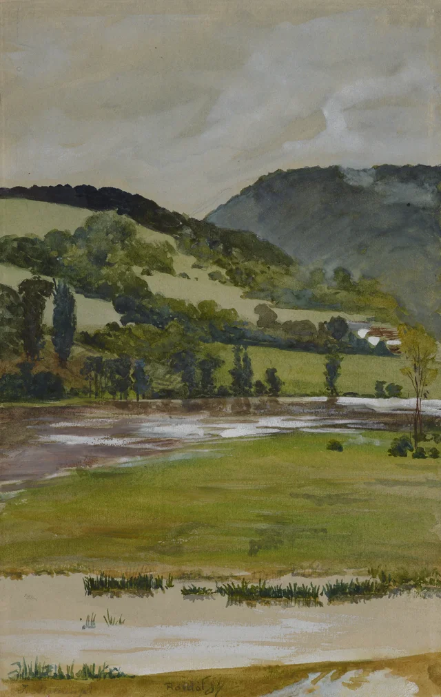 Paysage de printemps à Rozdół
