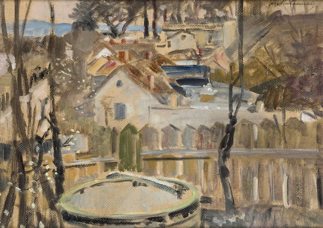 Landscape with a Well, Jacek Malczewski