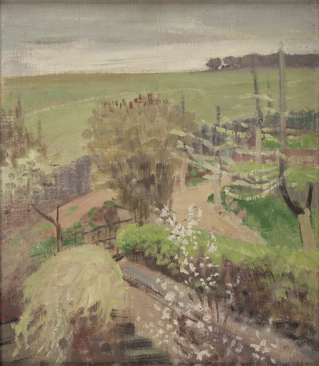 Paisagem de primavera no campo