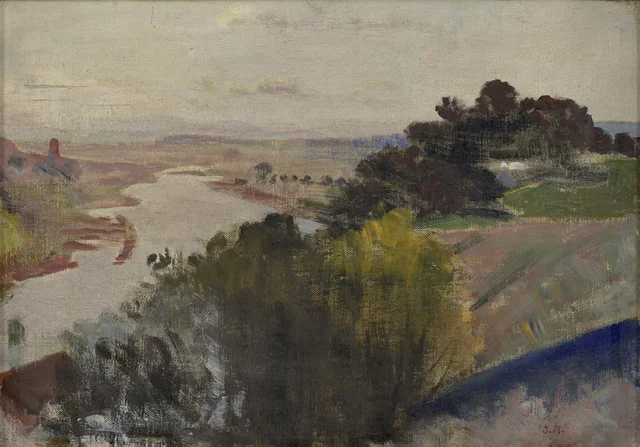 Paisagem à beira do Vístula