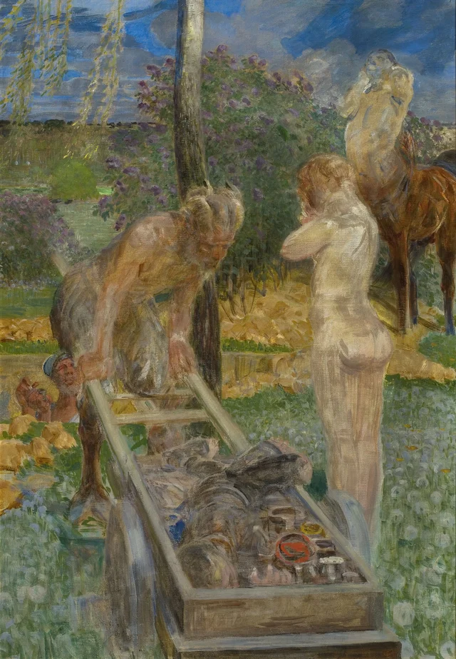 Entierro del pequeño pintor