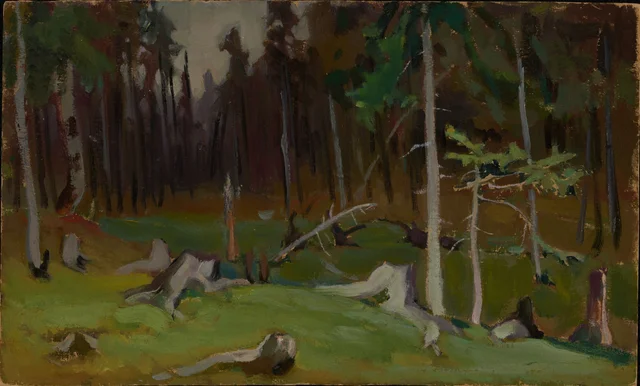 Clairière dans la forêt, Jacek Malczewski