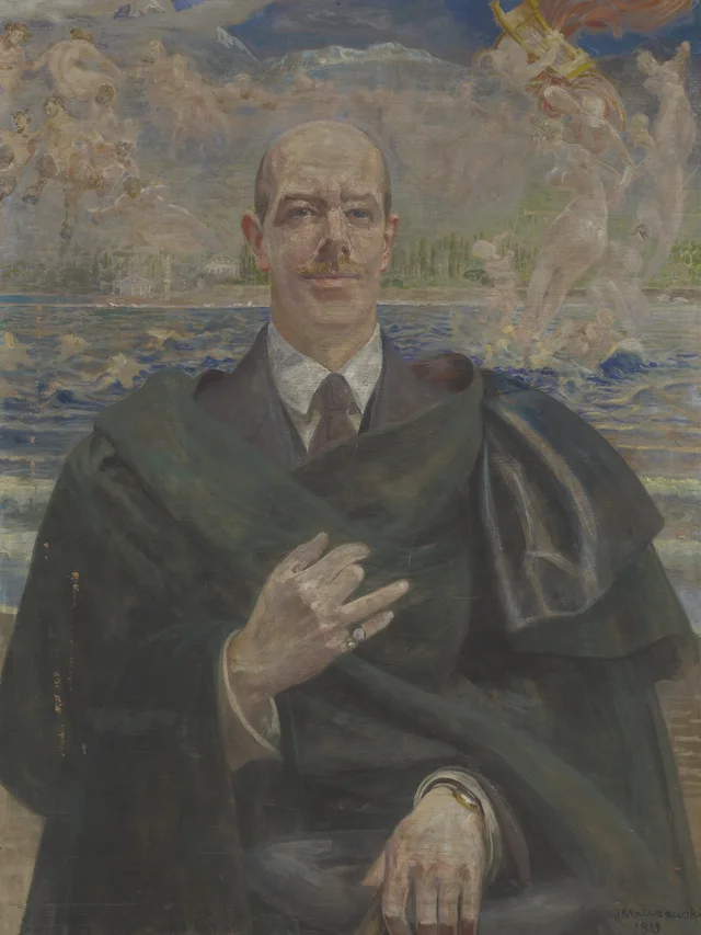 Retrato de Alfred Biesiadecki, Jacek Malczewski