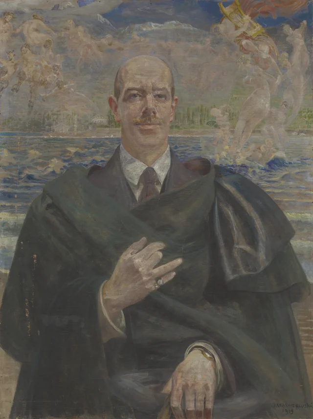 Retrato de Alfred Biesiadecki, Jacek Malczewski
