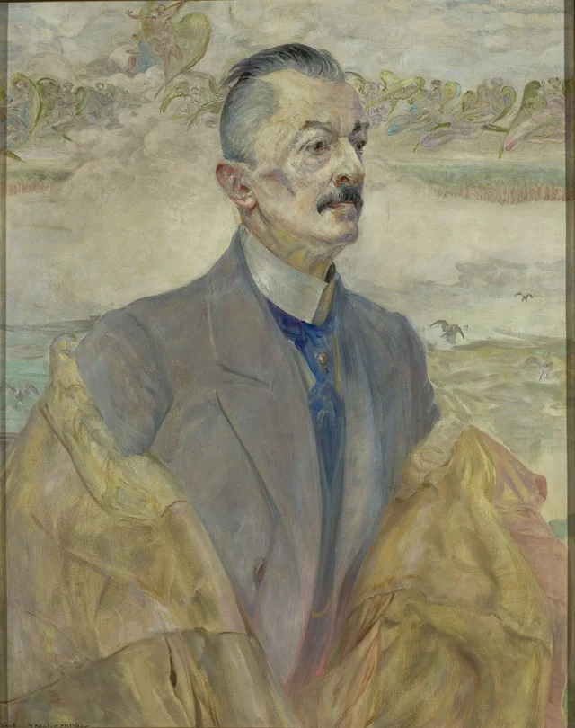 Retrato do historiador August Sokołowski, Jacek Malczewski