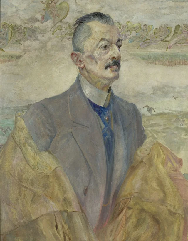 Retrato do historiador August Sokołowski, Jacek Malczewski