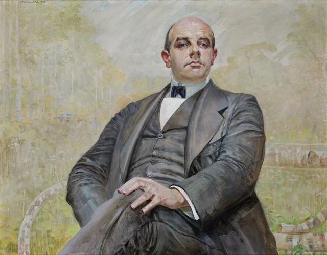 Retrato de Edward Maurizio, Jacek Malczewski