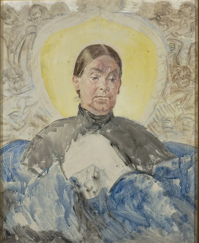 Retrato da irmã do artista, Bronisława, Jacek Malczewski