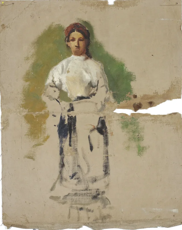 Esboço de uma figura feminina
