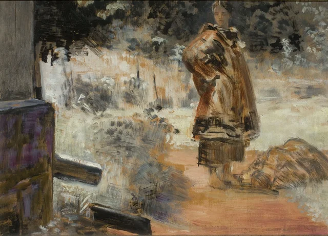 La fuente envenenada, boceto