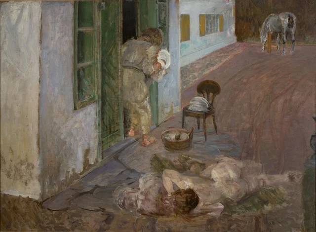 Washing the Dishes. Wielgie, Jacek Malczewski