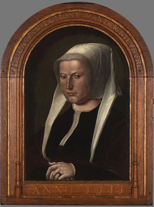Portrait de Judoca van Egmond van der Nieuburgh, Jacob Cornelisz van Oostsanen