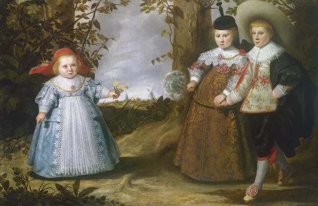 風景の中のヤーコプ、エリザベート、コルネリア・フランケン, Jacob Gerritsz. Cuyp