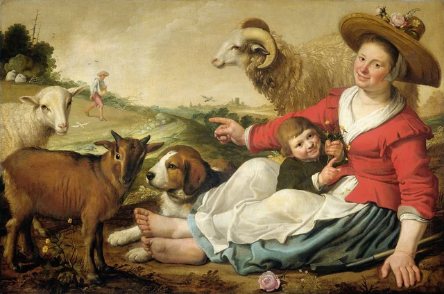 羊飼いの女, Jacob Gerritsz. Cuyp