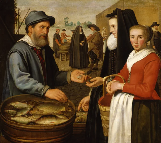 魚市場, Jacob Gerritsz. Cuyp