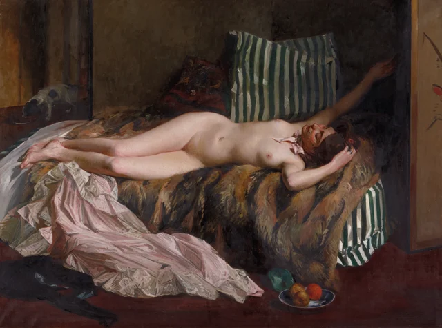 Jeune fille après un bal masqué (La petite masque)