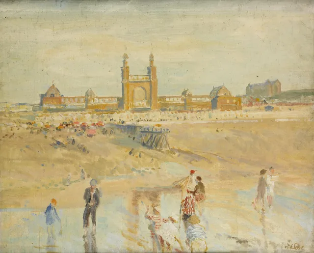 Plage de Dieppe face au casino