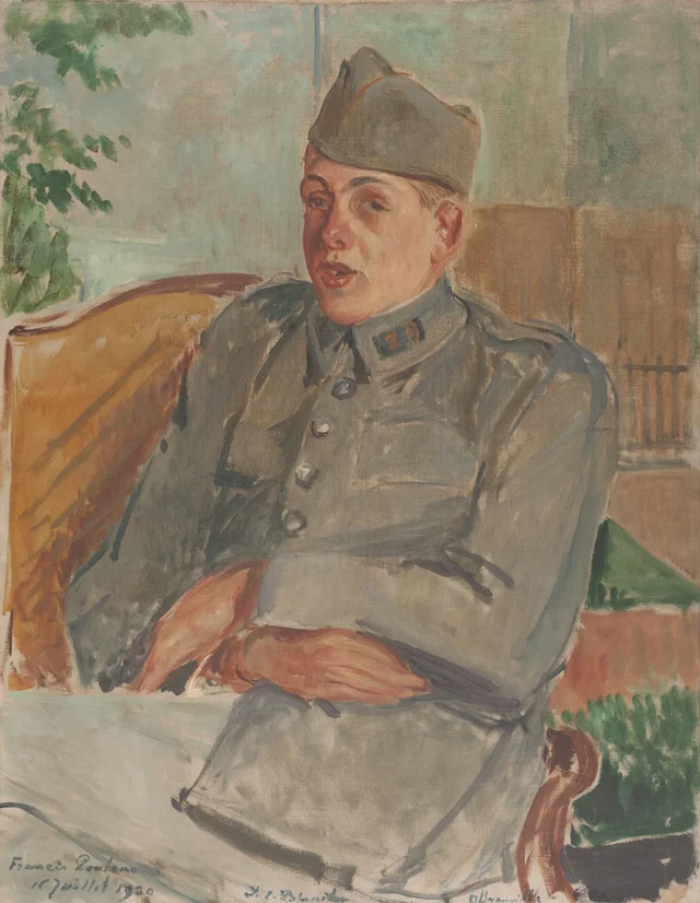 Retrato de Francis Poulenc