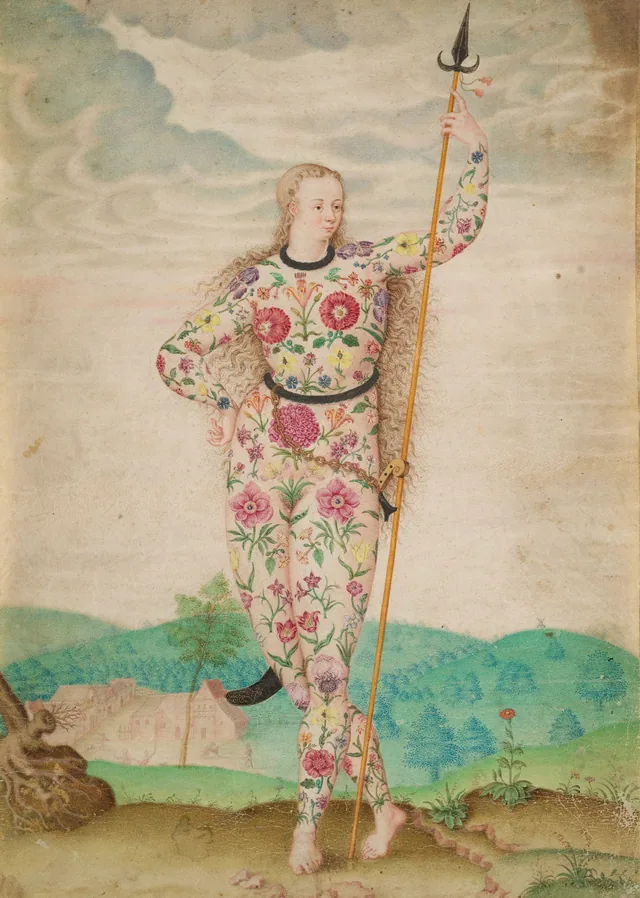 A Young Daughter of the Picts, Jacques Le Moyne de Morgues