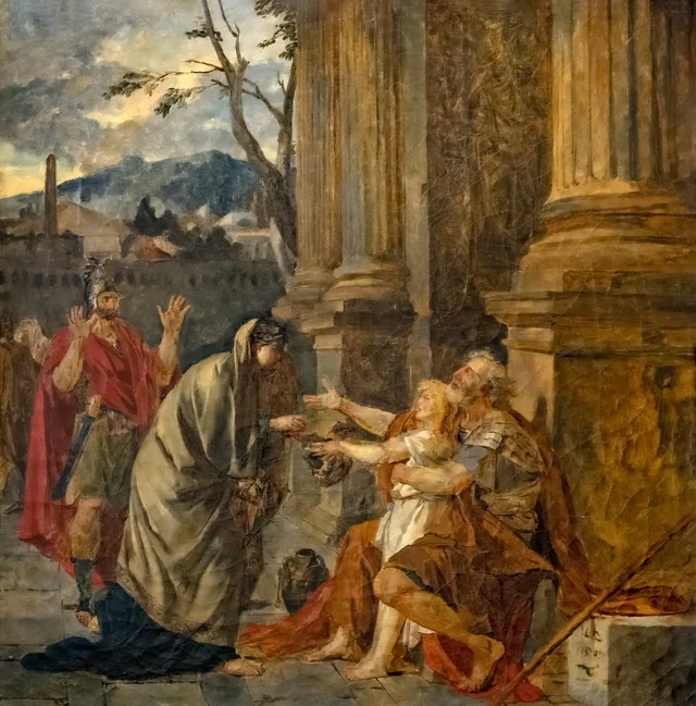 Belisarius Recognized by a Soldier