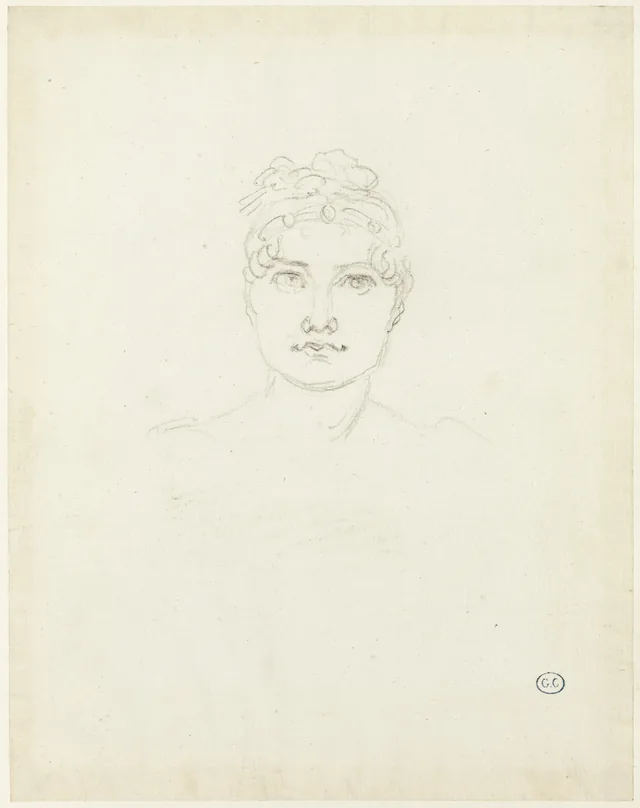 Esquisse d'une tête de femme