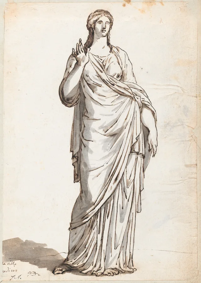 Femme à la main levée, de la villa Médicis