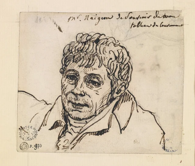 Jean Naigeon, vu en buste, de trois-quarts