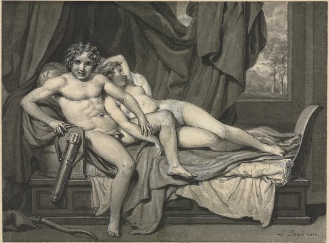 Cupid and Psyche, Jacques-Louis David